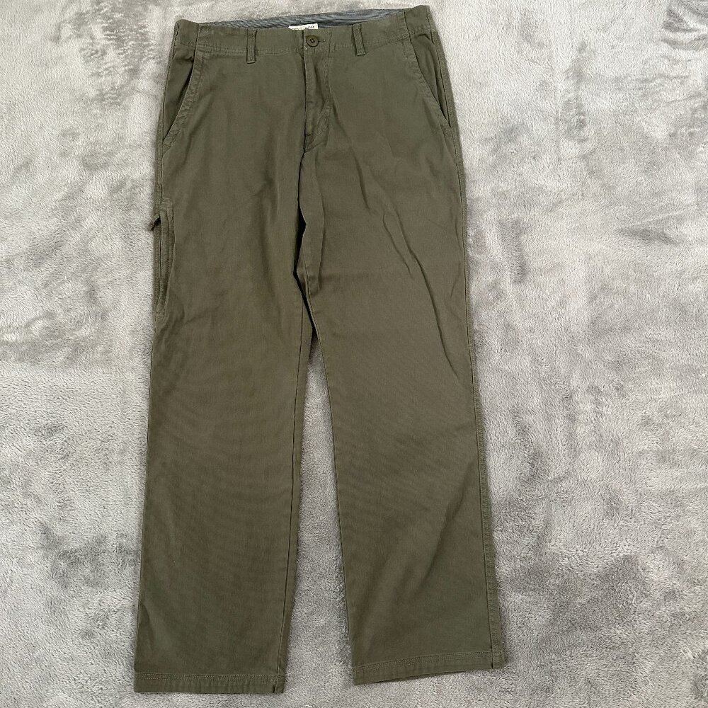 Carbon2Cobalt Green Better Bet Bedford Khaki Pants 33 Men's